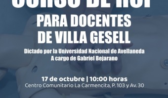 CURSO DE RCP PARA DOCENTES DE VILLA GESELL
